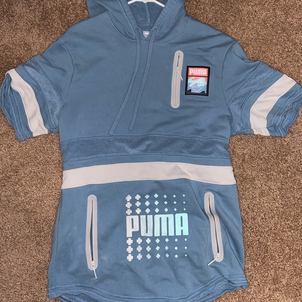 Puma short sleeve hoodie